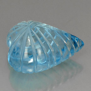 37,46 ctw natürlicher blauer Topas, Transparent, Transparent / Lichtdurchlässig