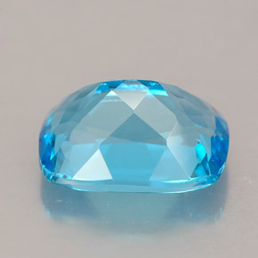 3,58 ctw natürlicher blauer Topas, Kissenschliff, VVS
