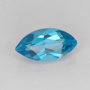1,40 ctw natürlicher blauer Topas, Marquise, VVS-VS