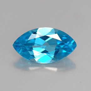 1,54 ctw natürlicher blauer Topas, Marquise, VVS