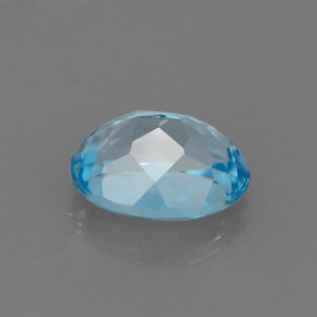 1,84 ctw natürlicher blauer Topas, Oval Schliff, VVS-VS