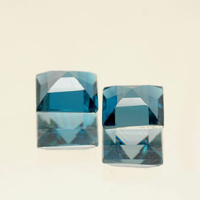  ct natürliche blauer Topas-Edelsteine, Quadrat, VVS-VS
