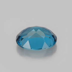 1,61 ctw natürlicher blauer Topas, Oval Schliff, VVS