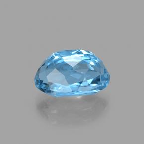 2,76 ctw natürlicher blauer Topas, Oval Schliff, VVS