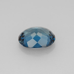 2,43 ctw natürlicher blauer Topas, Oval Schliff, VVS