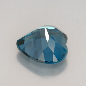 4,01 ctw natürlicher blauer Topas, Herzform, VVS