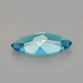 6,79 ctw natürlicher blauer Topas, Marquise, VVS