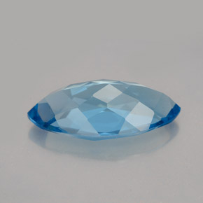7,01 ctw natürlicher blauer Topas, Marquise, VVS