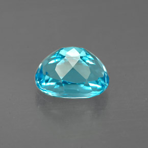 2,38 ctw natürlicher blauer Topas, Oval Schliff, VVS