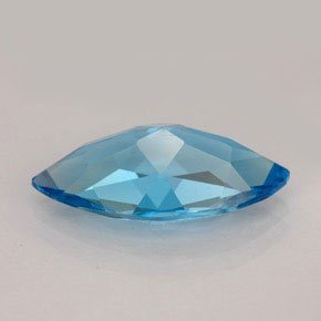 6,26 ctw natürlicher blauer Topas, Marquise, VVS