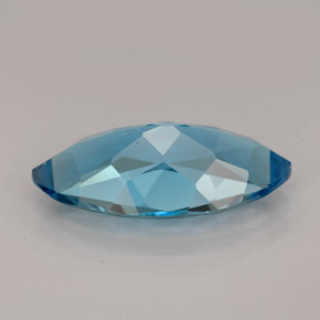 6,65 ctw natürlicher blauer Topas, Marquise, VVS