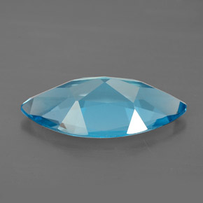 5,75 ctw natürlicher blauer Topas, Marquise, VVS