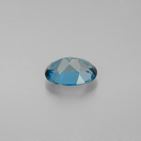 1,52 ctw natürlicher blauer Topas, Oval Schliff, VVS