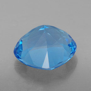 8,71 ctw natürlicher blauer Topas, Birnenform, VVS-VS