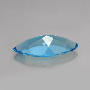 5,94 ctw natürlicher blauer Topas, Marquise, VVS-VS