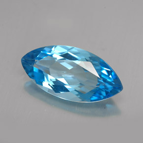 6,75 ctw natürlicher blauer Topas, Marquise, VVS
