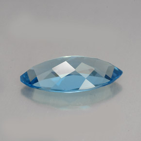 6,75 ctw natürlicher blauer Topas, Marquise, VVS