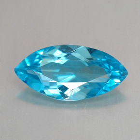 6,08 ctw natürlicher blauer Topas, Marquise, VVS