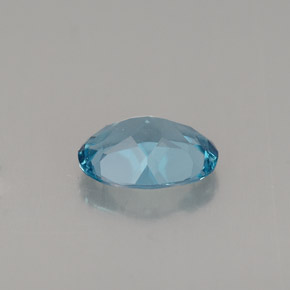 1,42 ctw natürlicher blauer Topas, Oval Schliff, VVS