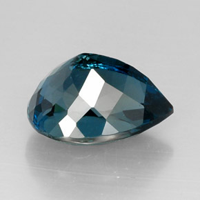 12,93 ctw natürlicher blauer Topas, Birnenform, VVS-VS