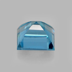 2,02 ctw natürlicher blauer Topas, Quadrat, VVS-VS