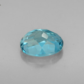 1,81 ctw natürlicher blauer Topas, Oval Schliff, VVS-VS