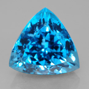 9,40 ctw natürlicher blauer Topas, Trillion, VVS