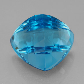 9,40 ctw natürlicher blauer Topas, Trillion, VVS