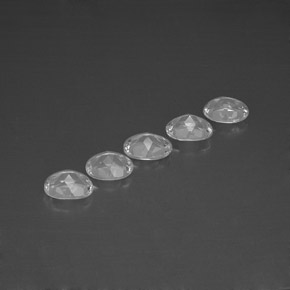  ct natürliche weißer Topas-Edelsteine, Oval Schliff, VVS-VS