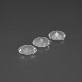  ct natürliche weißer Topas-Edelsteine, Oval Schliff, VVS