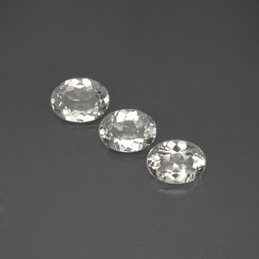  ct natürliche weißer Topas-Edelsteine, Oval Schliff, VVS-VS