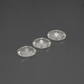  ct natürliche weißer Topas-Edelsteine, Oval Schliff, VVS-VS