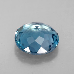 1,95 ctw natürlicher blauer Topas, Rundschliff, VVS-VS