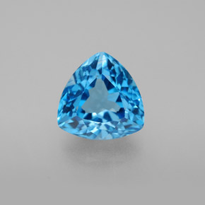 3,39 ctw natürlicher blauer Topas, Trillion, VVS-VS