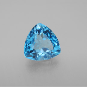3,39 ctw natürlicher blauer Topas, Trillion, VVS-VS