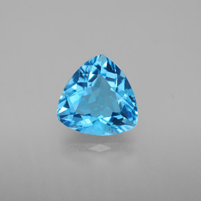 2,82 ctw natürlicher blauer Topas, Trillion, VVS