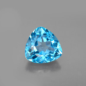 3,36 ctw natürlicher blauer Topas, Trillion, VVS-VS