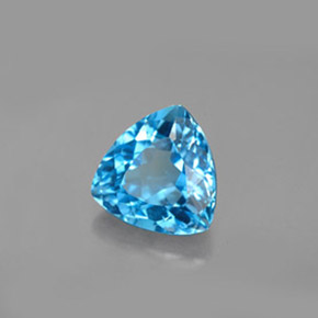 3,18 ctw natürlicher blauer Topas, Trillion, VVS-VS