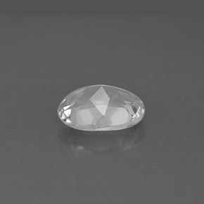 1,53 ctw natürlicher weißer Topas, Oval Schliff, VS