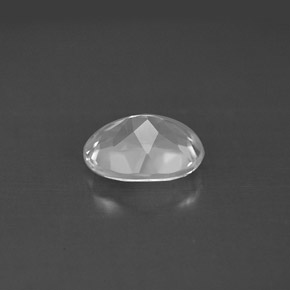 1,55 ctw natürlicher weißer Topas, Oval Schliff, VS