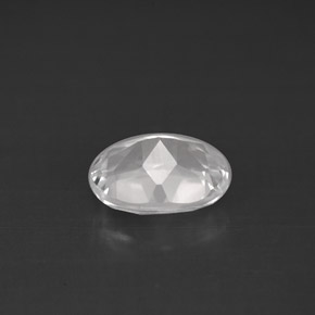 1,62 ctw natürlicher weißer Topas, Oval Schliff, VS