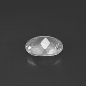 1,54 ctw natürlicher weißer Topas, Oval Schliff, VS