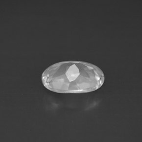 1,43 ctw natürlicher weißer Topas, Oval Schliff, VS