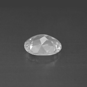 1,60 ctw natürlicher weißer Topas, Oval Schliff, VVS-VS