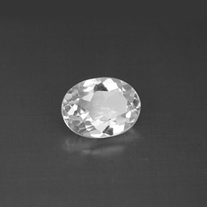 1,48 ctw natürlicher weißer Topas, Oval Schliff, VVS-VS