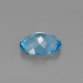 2,81 ctw natürlicher blauer Topas, Oval Schliff, VS