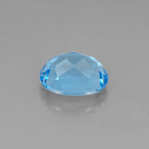 2,66 ctw natürlicher blauer Topas, Oval Schliff, VS