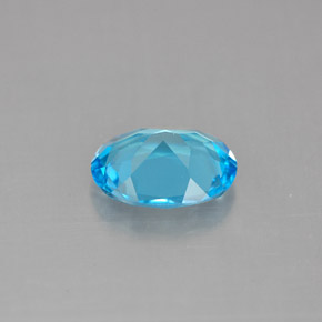 1,91 ctw natürlicher blauer Topas, Oval Schliff, VVS-VS