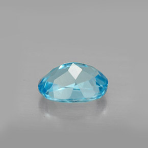 1,72 ctw natürlicher blauer Topas, Oval Schliff, VS