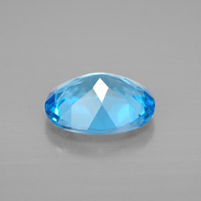2,84 ctw natürlicher blauer Topas, Oval Schliff, VVS-VS